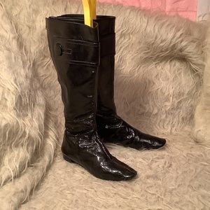 kate spade Patent Leather Boots